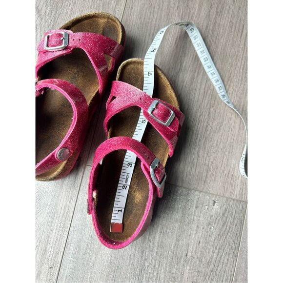 Birkenstock Rio Kids Magic Galaxy Bright Rose Pink Sandals Narrow Fit - Picture 8 of 8